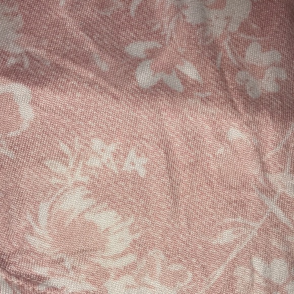 Lucky Brand Top Super Soft Material Cream and Dusty Rose Pink Color Xxl - Picture 7 of 8